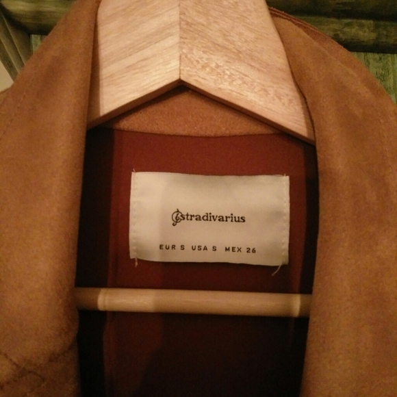 Stradivarius Leather Coat - Picture 2 of 2